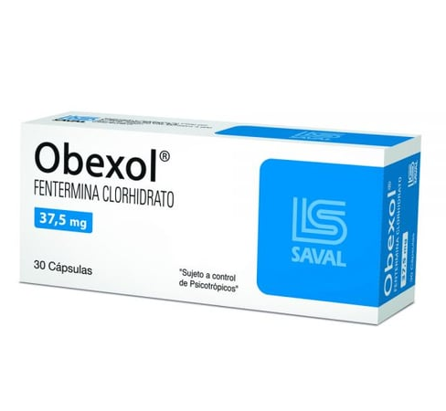 Caja de Obexol 37.5mg